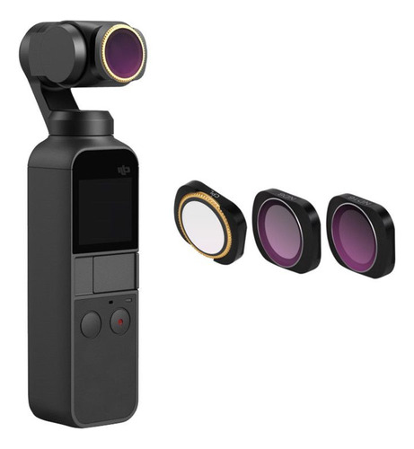 Conjunto Filtros P/ Dji Osmo Pocket Cpl+nd8+nd16 Proaventura