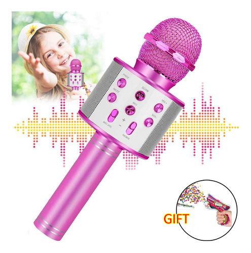 Micrófono De Karaoke Toys, Regalos De Cumpleaños Para Niños