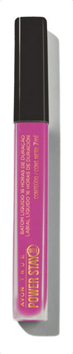 Labial Líquido Mate Avon Power Stay Indeleble Color Overdrive Orchid