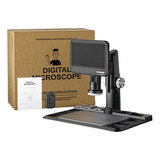 Microscópio Digital Tela 7  1080p Com Base Para Assistência