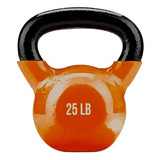 Pesa Mancuerna Rusa - Kettbell 12,5 Kg- 25 Lbs Crossfit- Gym Color Naranja