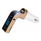 Receptor Bluetooth Usb Auto Microfono Manos Libres Fm 8 En 1