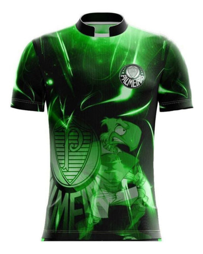 Camisa De Time Futebol Palmeiras Personalizada+nome Unissex