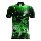 Camisa Camiseta De Time Futebol Palmeiras+nome Unissex
