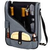 Picnic En Ascot Vino Y Queso Bolso Del Refrigerador Equipado