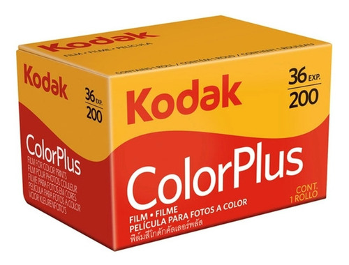Filme Analógico Rollo Kodak Colorplus 200asa X 36