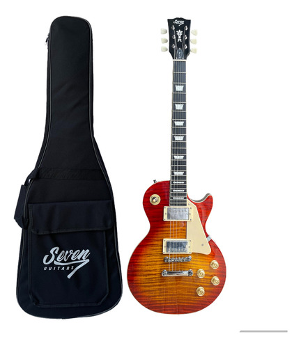 Guitarra Les Paul Seven Braço Colado Slp-770 Classic C/bag