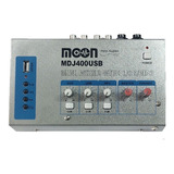 Consola Moon Mdj400 Usb 3 Entradas Mixer Dj Pre Escucha Mp3