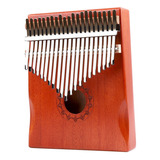 21 Teclas Portátil De Madera Kalimba Pulgar Piano Mbira Con