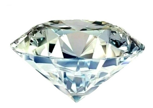 Pedra Do Poder Cristal Vidro Diamante Peso De Papel    Jóia 