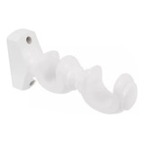 Kit Suporte Duplo 19/28mm Branco Madeira ( Par )