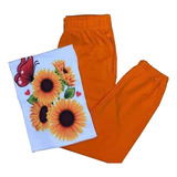 Conjunto Deportivo Mujer Con Pantalón Sudadera Girasol