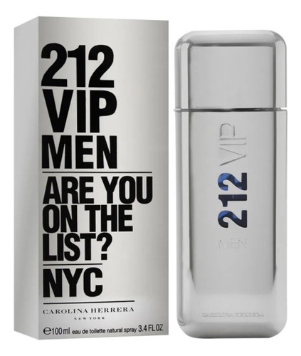 Carolina Herrera 212 Vip  Men Edt 100 ml Para  Hombre