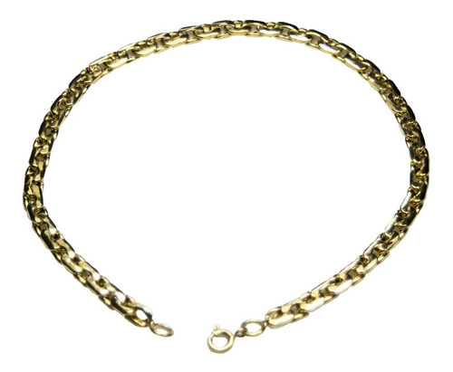 Pulsera Paris Oro 18k 4.5 Grs 4 Mm 22 Cm Gruesa Hilo 3 Nueva