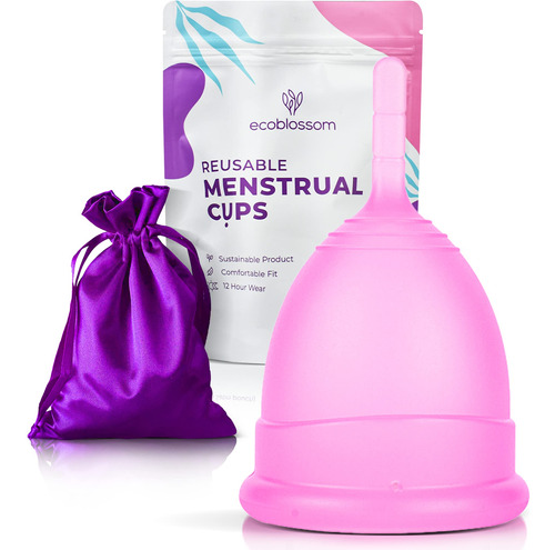 Ecoblossom Kit De Copa Menstrual  Tampon, Almohadilla Y Dis
