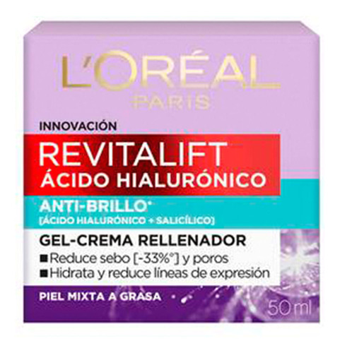 Revitalift Acido Hialuronico Gel Cream 50 Ml