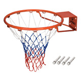 Aro Basquetbol Basquet Premium Oficial Con Caja+malla+pernos