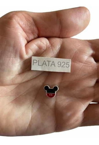 Dije Charm Para Pulsera Pandora De Mickey De Color De Plata