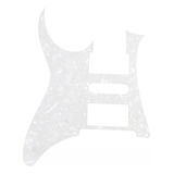 Protector Hsh Pickguard Blanco De 3 Capas Para Accesorios