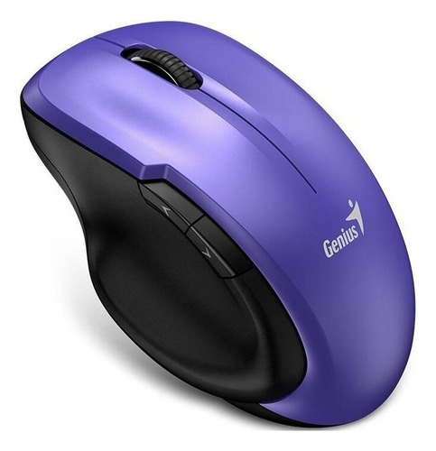 Mouse Genius Ergonomico 8200s Inalambrico Purpura Violeta