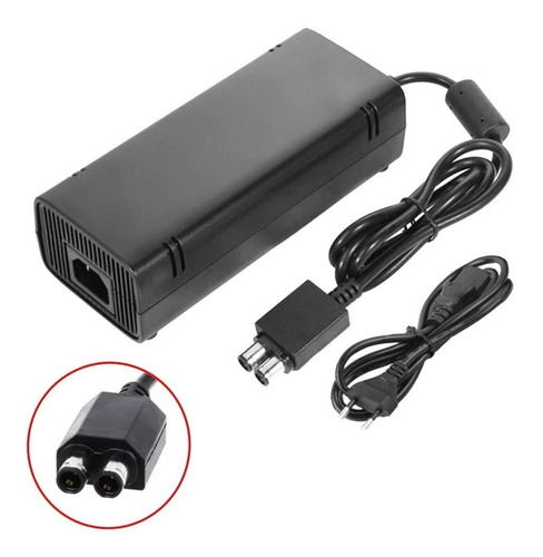 Fonte Para Vídeo Game 360 Super Slim 2 Pino Bivolt 110v/220v