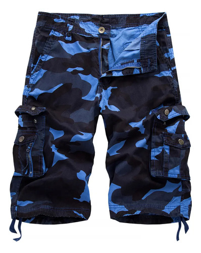 Pantalones Cortos De Camuflaje De Talla Grande Para Hombre
