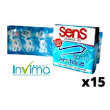 Condones Preservativos Sensacion Fria Sen Intimo Invima X15