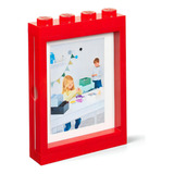 Porta Retrato Lego Picture Frame Para Pared Color Rojo