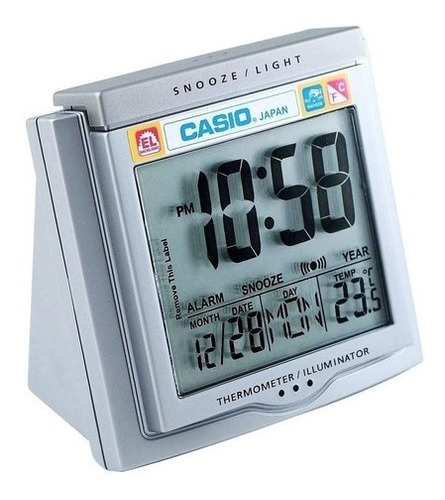 Reloj Despertador Digital Temperatura Casio Dq-750