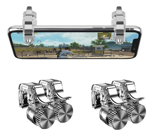 2 Pares De Gamepad Acionam O Celular R11 Metal Pubg