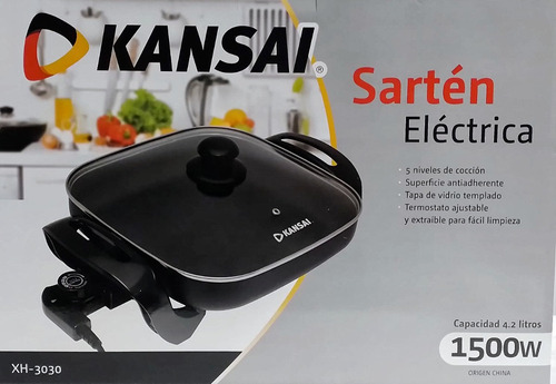 Sarten Electrica Kansai Xh-3030