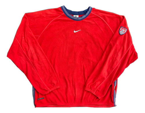 Poleron Usa, Marca Nike, Central Swoosh, Año 1998, Talla Xl.