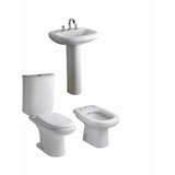 Juego Baño Completo 6 Piezas Adriatica Ferrum Blanco