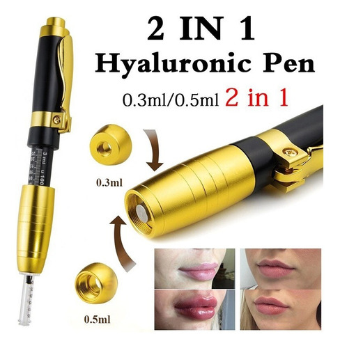 Hyaluron Pen 2 En 1 , 0.3 Ml 0.5ml + 10 Repuesto Envio Grati