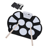 Kit Electrónico Roll Up Drum Pad Drum Silicon Con .