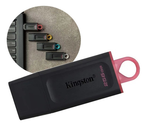 Pendrive Kingston 256 Gb Usb 3.2 Gen 1 Datatravel Dtx Exodia