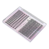 Eyelash Clusters 126 Racimos De Pestañas, 1014 Mm, Rizo En D