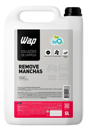 Tira Mancha Profissional Tecidos Sofá Veicular Wap