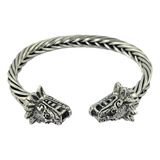 Brazalete De Quetzalcoatl De Plata 925 Para Hombre