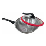 Sarten Wok 32 Cm Acero Inoxidable Alta Calidad