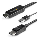 Cable Hdmi A Displayport 4k 30 Hz De 2 M (6 Pines), Cable Co