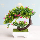 Árbol Bonsaí Artificial Con Maceta Para Decoración Arbolito