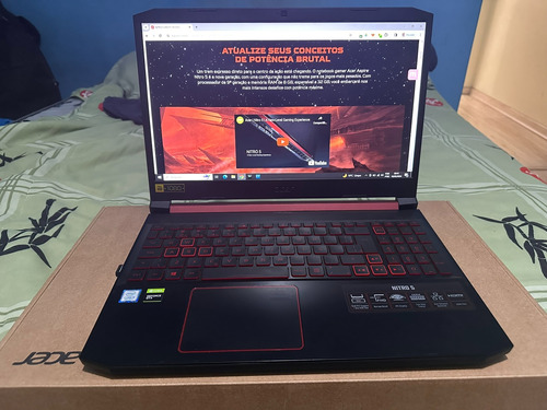 Notebook Gamer Acer An515-54-58 - Core I5 9300h - Gtx1650