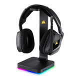 P Soporte De Auriculares Corsair St100 Rgb Sonido 7.1 Surrou