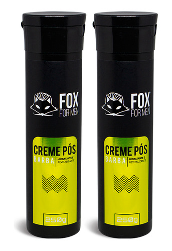 Creme Pós Barba 250g  - Fox For Men - 2 Unidades