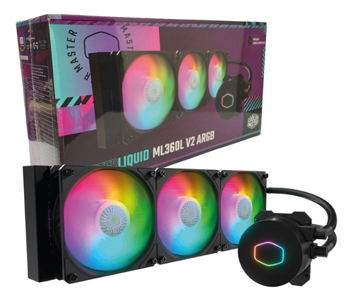 Water Cooler Ml360l V2 Led Argb P/ Amd Fm1 Am2 Fm2+ Am3 Am3+