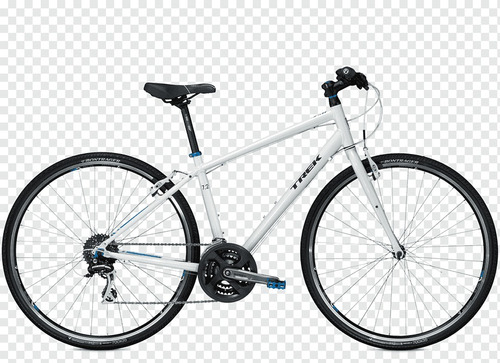 Bicicleta Hibrida Blanca Trek Aluminio Talle 17