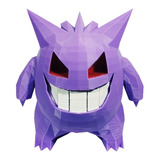 3d Figura Pokemon Gengar Poligonal 13 Cm Proxyworld