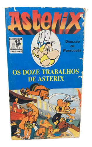Asterix Os Doze Trabalhos De Asterix Fita Vhs Antiga