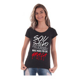 Blusinha Estampada T-shirt Blusa Algodão Gospel Religiosa
